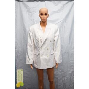 KBB by Kahlana Women's The David Blazer- Cream Small